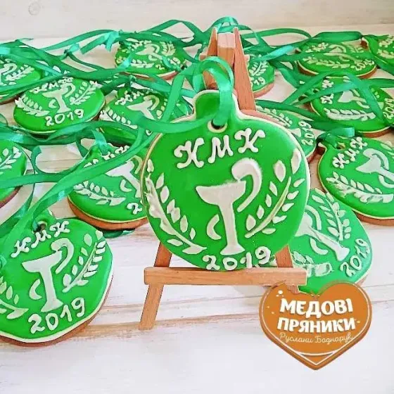 ▷Медові Пряники медаль для медиків✔️ ПОДАРУНОК НА ДЕНЬ МЕДИКА | Medyanik