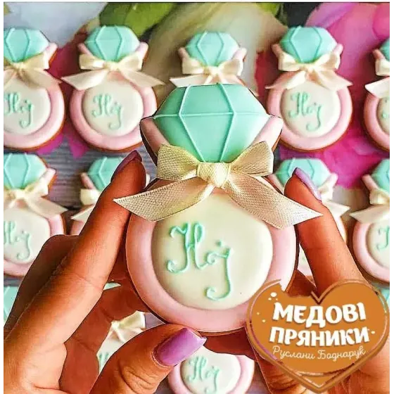 ▷ВЕСІЛЬНІ Пряники, БОНБОНЬЕРКИ , ПЕРСТЕНЬ, КАБЛУЧКА | Medyanik