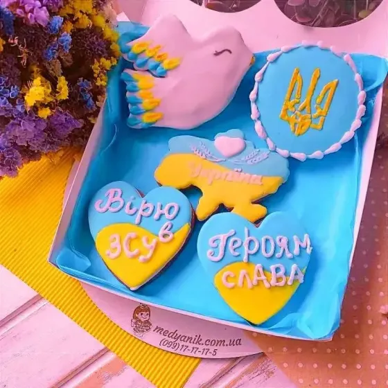 НАБІР ПРЯНИКІВ «ВІРЮ В ЗСУ»