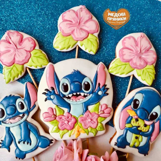 ▷Пряники з м/ф Ліло і Стіч. Lilo & Stitch| Medyanik