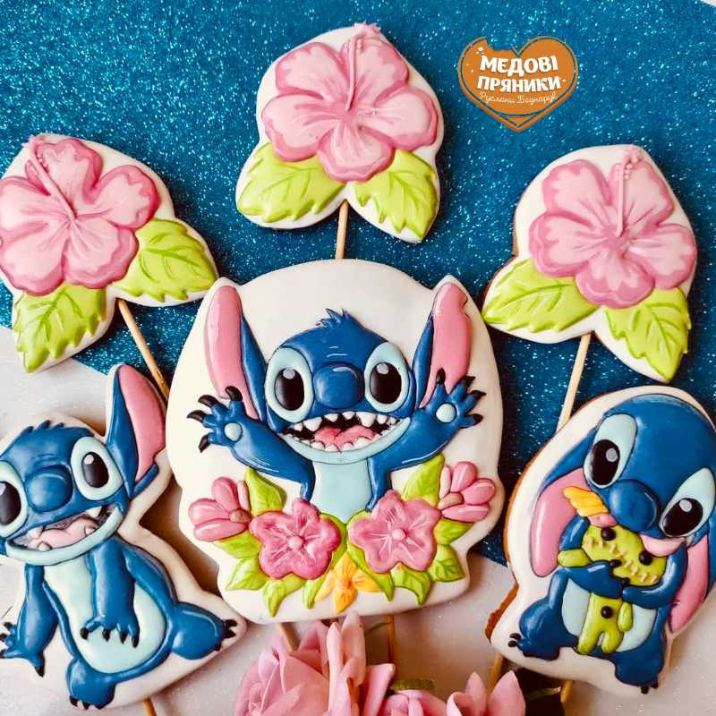 ▷Пряники з м/ф Ліло і Стіч. Lilo & Stitch| Medyanik
