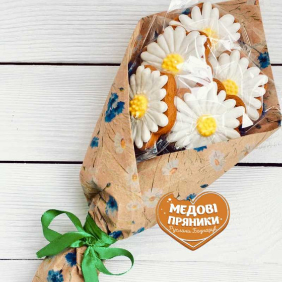 ПРЯНИЧНЫЙ БУКЕТ "БЕЛЫЕ РОМАШКИ"| Medyanik