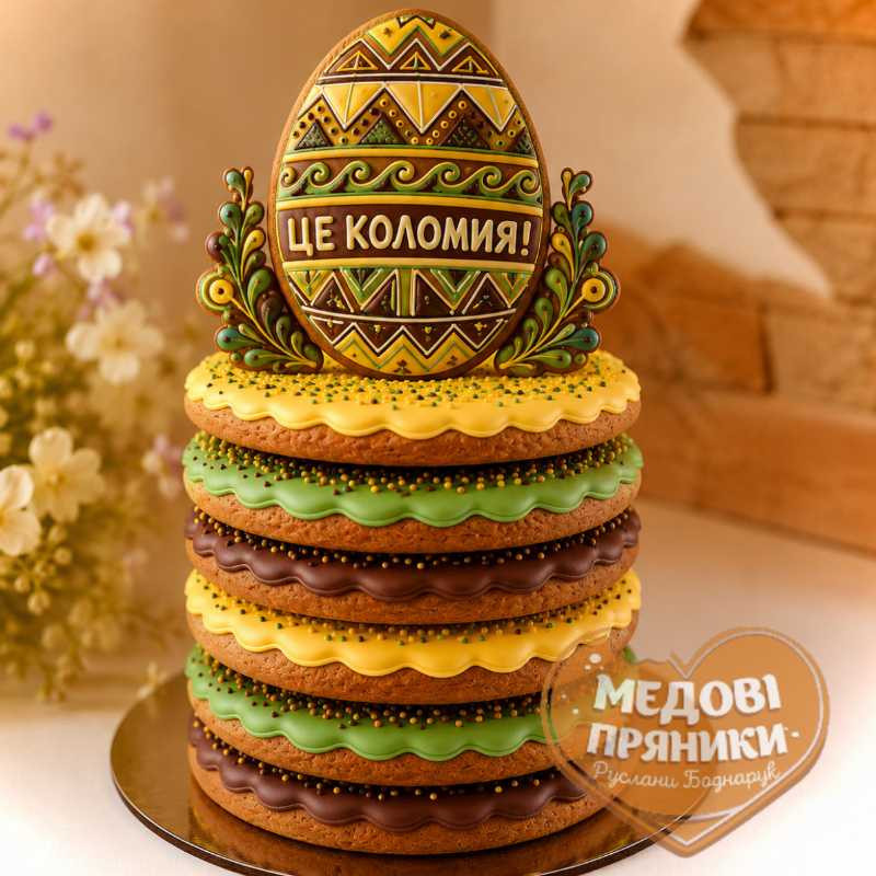 ПРЯНИКОВИЙ ТОРТ "ЦЕ КОЛОМИЯ"