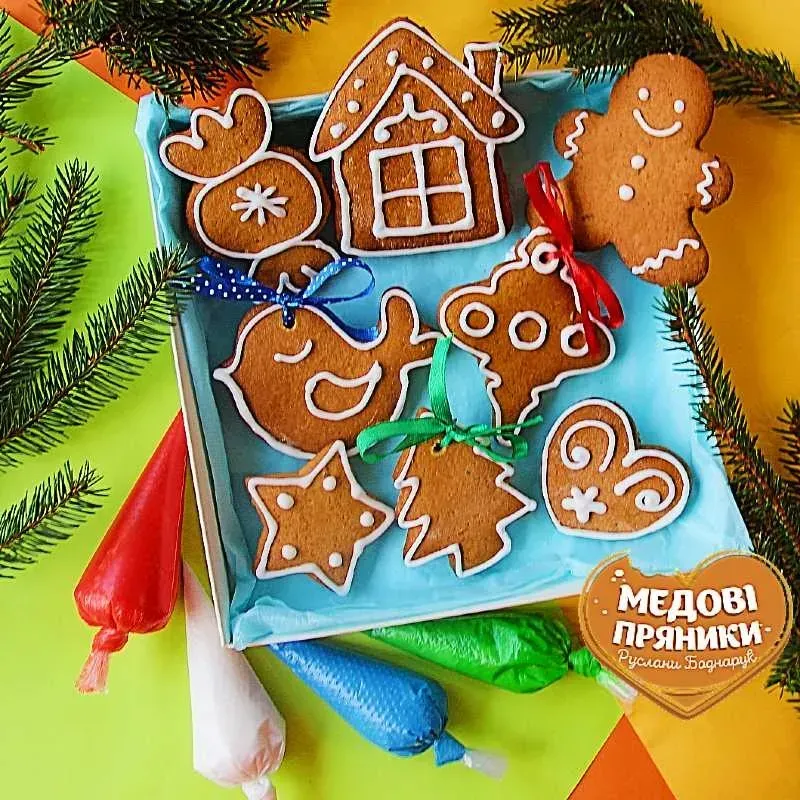 Великий Набір пряників-розмальовка «Дитячі радості» | Творчий подарунок для дітей | Medyanik