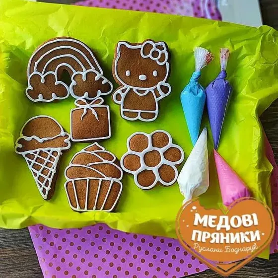 ПОДАРОК ДЛЯ ДЕВОЧКИ, ПРЯНИЧНАЯ РАСКРАСКА НА ДЕНЬ РОЖДЕНИЯ | Medyanik