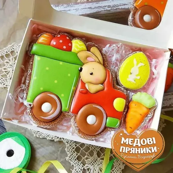 ▷КУПИТИ ✨ ПАСКА✅ ПОДАРОК МЕДОВЫЕ ПРЯНИКИ ВЕЛИКОДНІ | Medyanik