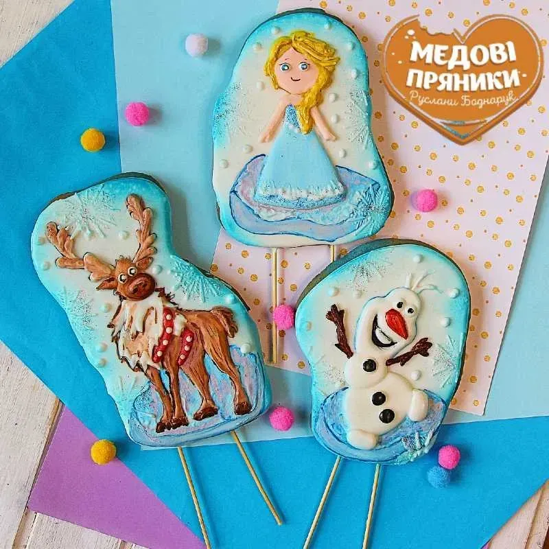 КУПИТЬ ЗАКАЗАТЬ ТОППЕРЫ ПРЯНИКИ "хОЛОДНОЕ СЕРДЦЕ",НА ДЕНЬ РОЖДЕНИЯ | Medyanik
