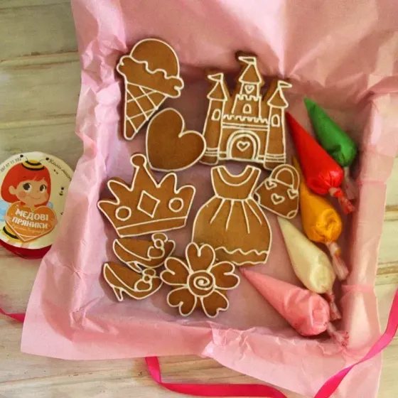 ▷ВЕЛИКА ПРЯНИЧНА  РОЗМАЛЬОВКА✿ ПРЯНИКИ ДЛЯ ТВОРЧОСТІ "Принцеса"❤️ДІТЯМ | Medyanik