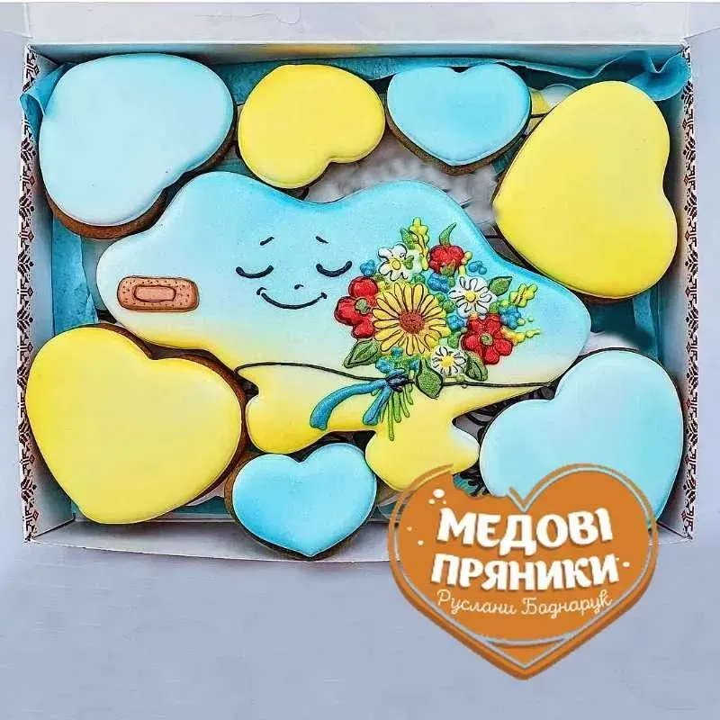 ᐅУКРАЇНСЬКІ ПАТРІОТИЧНІ ПРЯНИКИ ✨ПОДАРУНОК, сувенір "Україна ", КУПИТИ | Medyanik