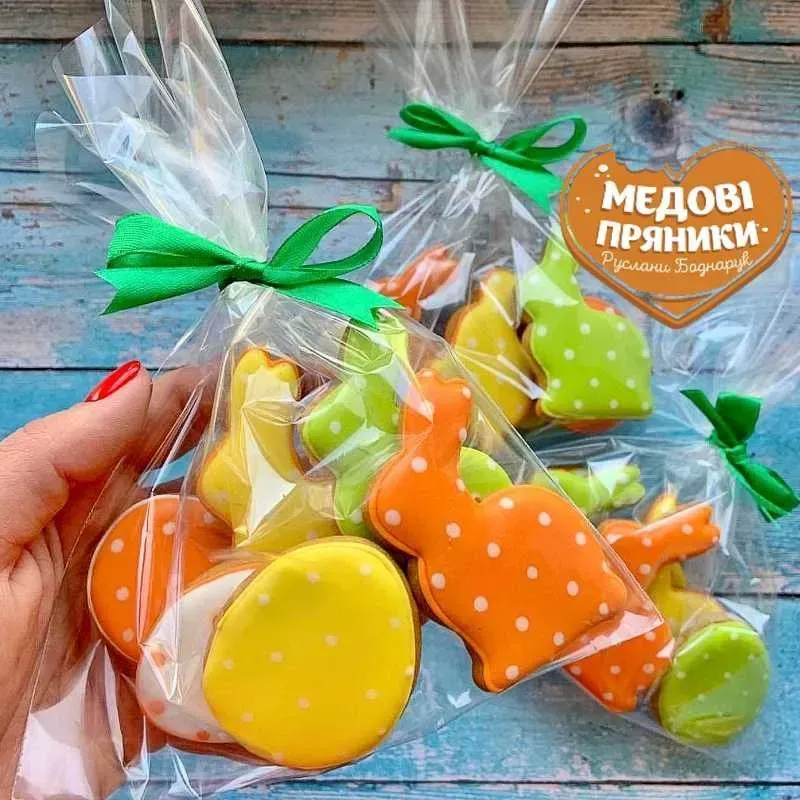 Набір пряників «Яскравий Великдень» | Великодні медові пряники | Medyanik