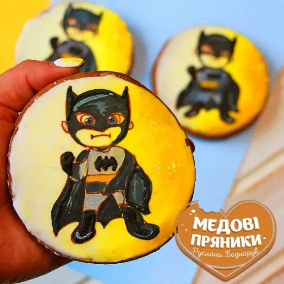 ▷СУППЕРГЕРОИ ПРЯНИКИ"БЭТМЭН", ПОДАРОК⭐НА ДЕНЬ РОЖДЕНИЯ МАЛЬЧИКУ | Medyanik