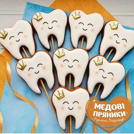 Пряники поштучно для стоматолога